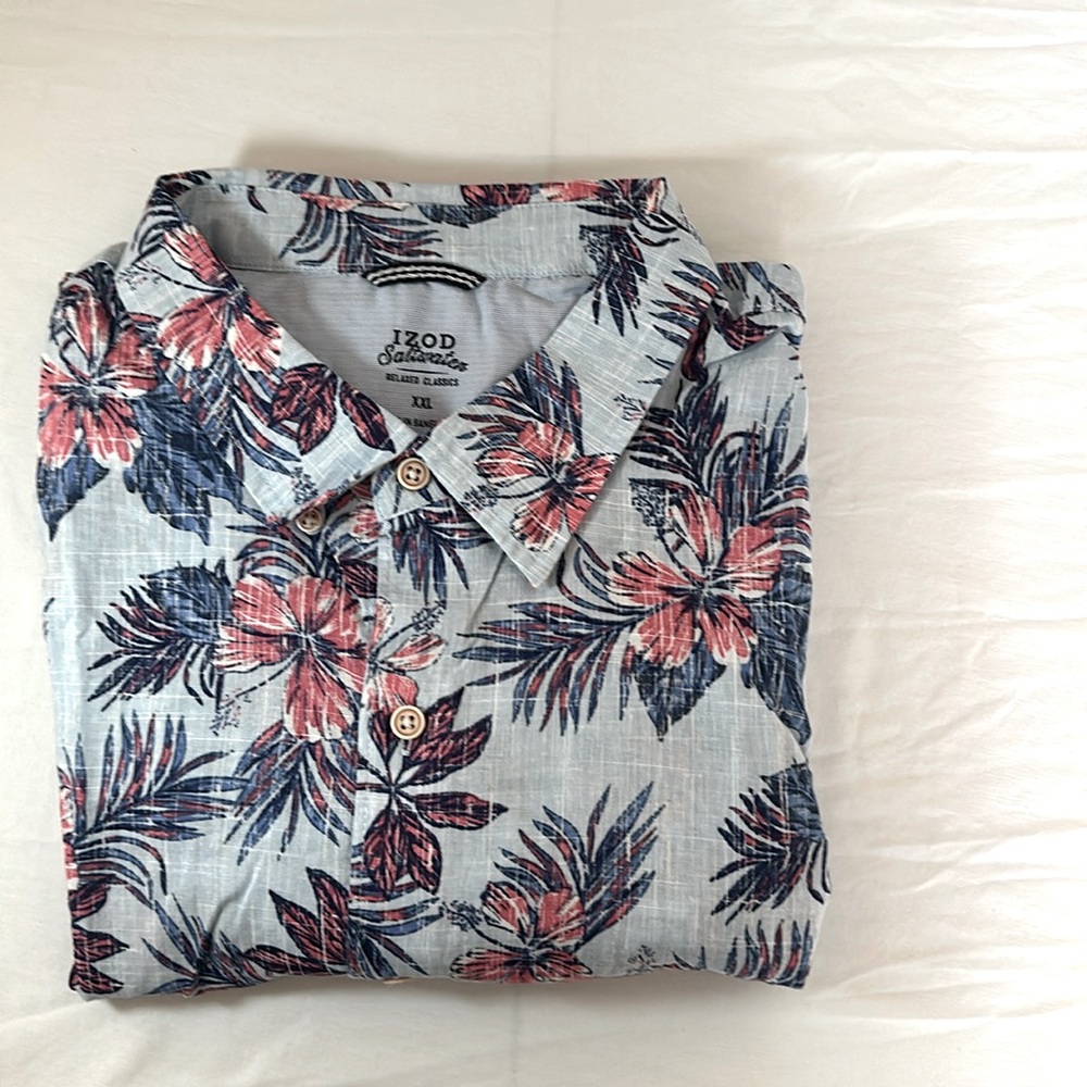 Izod - Floral Button Down Size XXL